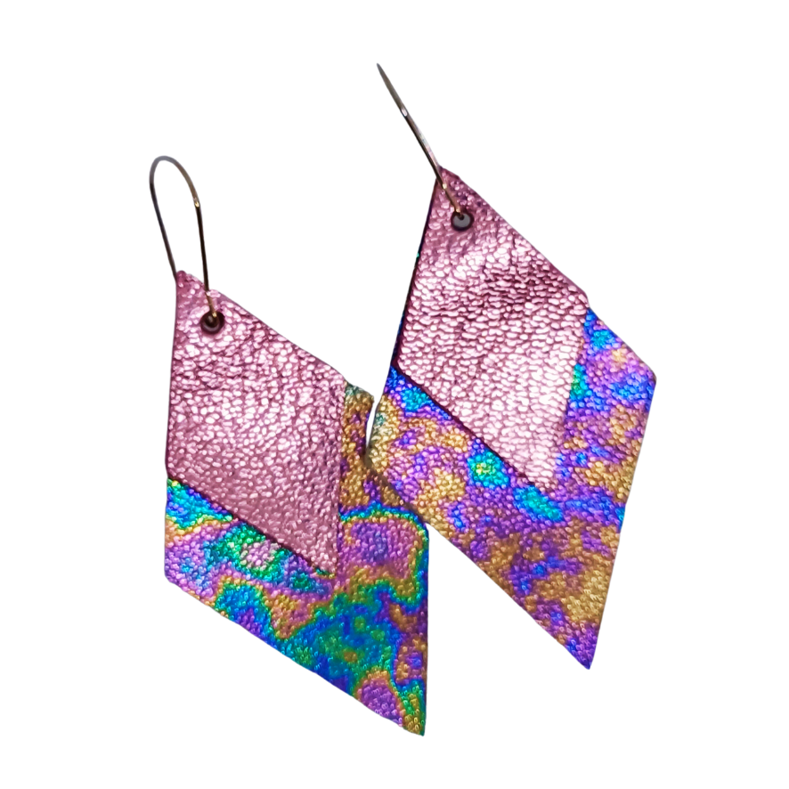 Making Shapes | Metallic Petrol Effect & Soft Pink